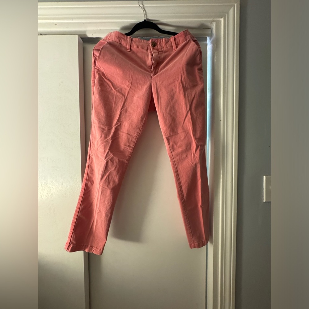 Women’s Gap The Girlfriend in Size 8 mid-rise ankle jean Salmon